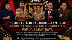Temui Baintelkam Polri, Senator Paul Vincent Bahas Keamanan PBD