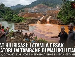 Sungai Halmahera Rusak, LATAMLA Desak Moratorim Tambang di Malut